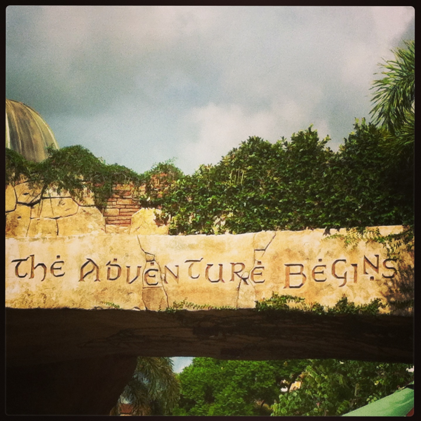 The adventure begins
