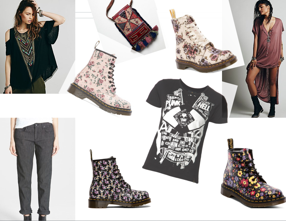 Dr. Martens Boots in… Full Bloom | Nostalgia for 90’s